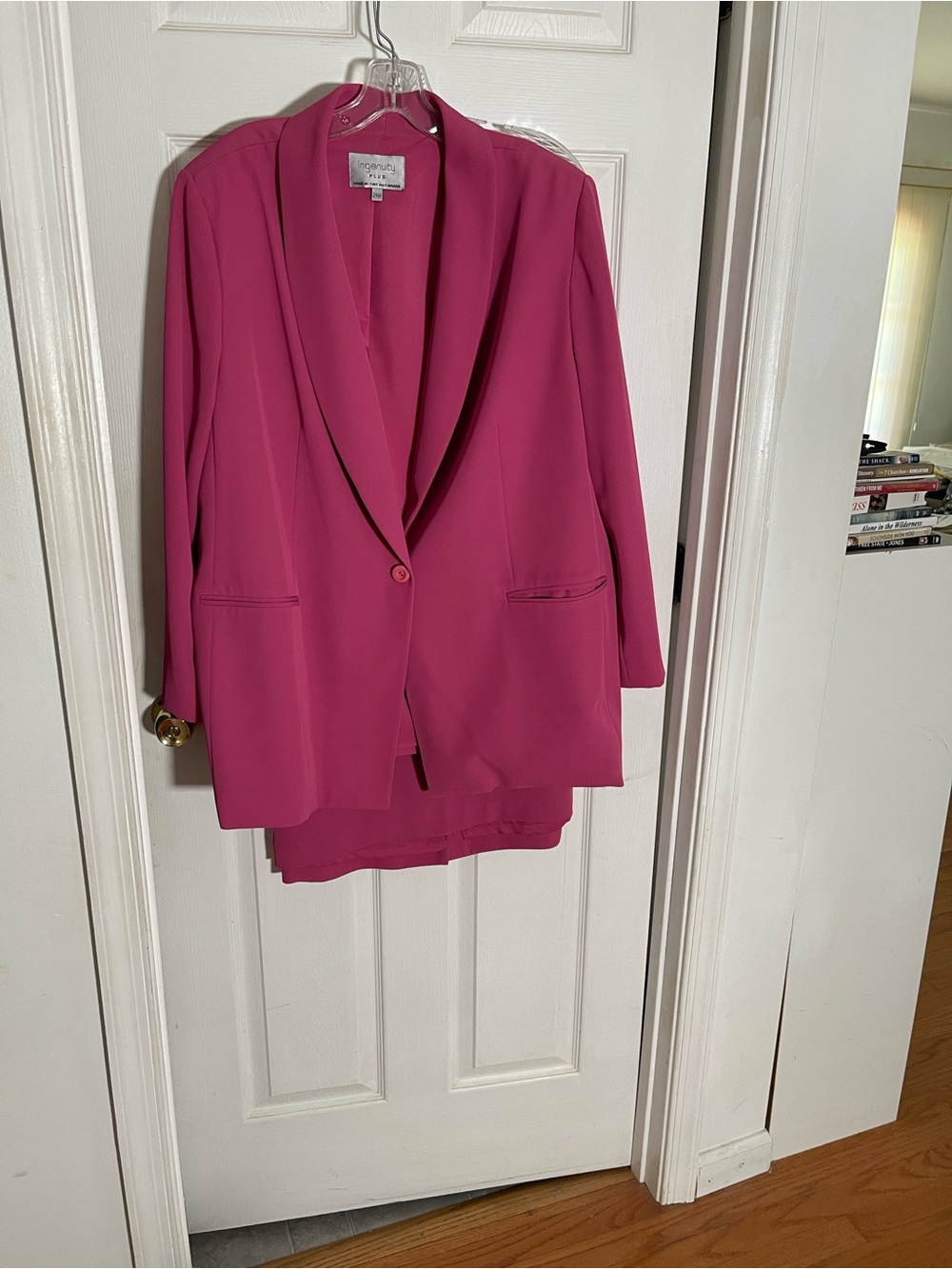 Ingenuity Plus 2 piece Skirt Suit Pink